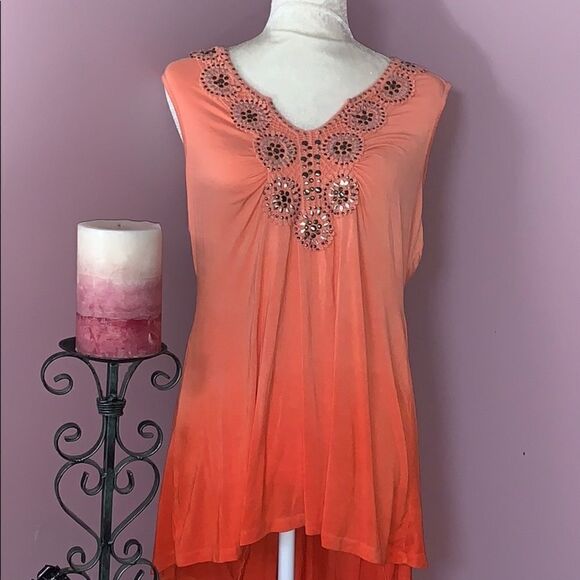 Style & Co studded ombré top - Picture 4 of 6